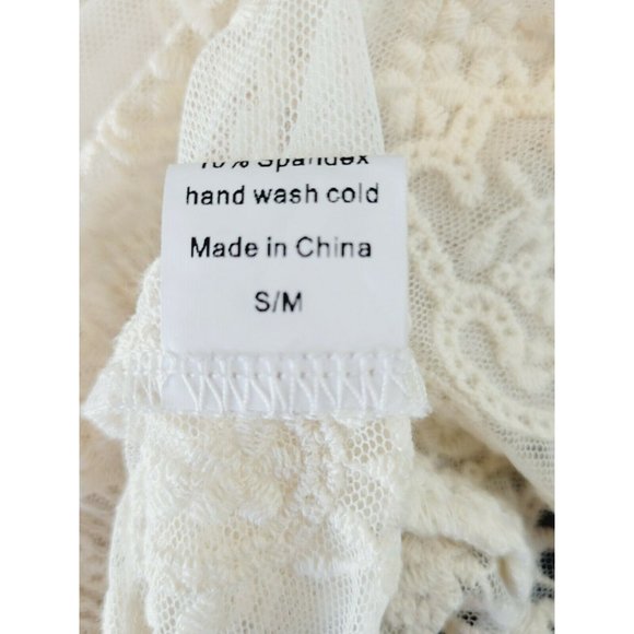 Gypsy Junkies Sasha Floral Embroidered Mesh Maxi Slip Dress Size S/M Filigree - Picture 10 of 12